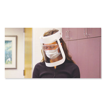 SCT® Face Shield, 20.5 To 26.13 X 10.69, One Size Fits All, White-clear, 225-carton freeshipping - TVN Wholesale
